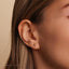 Stingray Stud, Threadless Flat Back Earring, Minimalist Style, A-SS984