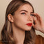 Stingray Stud, Threadless Flat Back Earring, Minimalist Style, A-SS984