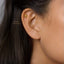 Lion Head Stud, Threadless Flat Back Earring, Minimalist Style, A-SS577
