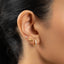 Guinea Pig Stud, Threadless Flat Back Earring, Minimalist Style, A-SS1018