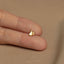 Thumbs Up Stud, Threadless Flat Back Earring, Minimalist Style, A-SS1059