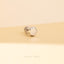 3D Pentagon Stud, Threadless Flat Back Earring, Minimalist Style, A-SS896