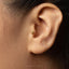 Spiky Ball Stud, Threadless Flat Back Earring, Minimalist Style, A-SS1141