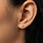 I-Love-You Hand Stud, Butterfly End or Screw Ball End Earring, Minimalist Style, A-SS675 SS676