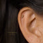 Dainty Bar Stud, Butterfly End or Screw Ball End Earring, Minimalist Style, A-SS655 SS656
