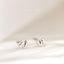 Dove Bird Stud, Butterfly End or Screw Ball End Earring, Minimalist Style, A-SS843 SS844