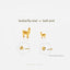 Llama Stud, Butterfly End or Screw Ball End Earring, Minimalist Style, A-SS252 SS493