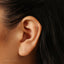 CZ Climber Stud, Butterfly End or Screw Ball End Earring, Minimalist Style, A-SS078 SS769