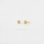 Opal Flower Stud, Butterfly End or Screw Ball End Earring, Minimalist Style, A-SS161 SS460
