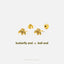 Bee Stud, Butterfly End or Screw Ball End Earring, Minimalist Style, A-SS681 SS682