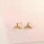 Mermaid Tail Stud, Butterfly End or Screw Ball End Earring, Minimalist Style, A-SS831 SS832