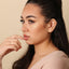 CZ Horseshoe Stud, Butterfly End or Screw Ball End Earring, Minimalist Style, A-SS825 SS826