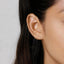 Simple Chain Helix Stud, Butterfly End or Screw Ball End Earring, Minimalist Style, A-SS865