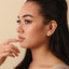 White CZ Stone Stud, Butterfly End or Screw Ball End Earring, Minimalist Style, A-SS231 SS964