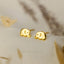 Elephant Stud, Butterfly End or Screw Ball End Earring, Minimalist Style, A-SS494 SS495