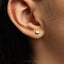 Pom Stud, Butterfly End or Screw Ball End Earring, Minimalist Style, A-SS687 SS688