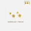 North Star Stone Stud, Butterfly End or Screw Ball End Earring, Minimalist Style, A-SS651 SS652