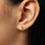 Koi Fish Stud, Butterfly End or Screw Ball End Earring, Minimalist Style, A-SS823 SS824