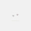 Open Square Stud, Butterfly End or Screw Ball End Earring, Minimalist Style, A-SS330 SS750