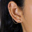 Moon and Star Stud, Earring, Minimalist Style, A-SS156