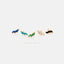 Leaf Gemstone Stud, Earring, Minimalist Style, A-SS190 SS313 SS314 SS315 SS316