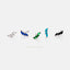 Leaf Gemstone Stud, Earring, Minimalist Style, A-SS190 SS313 SS314 SS315 SS316