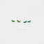 Emerald Stone Stud, Earring, Minimalist Style, A-SS163