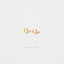 Open Circle Stud, Earring, Minimalist Style, A-SS131