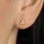 Clover Flower Stud, Earring, Minimalist Style, A-SS039 SS151 SS152 SS244 SS245 SS184