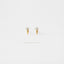 Gemstone Spike Stud, Earring, Minimalist Style, A-SS146 SS261 SS262 SS263 SS264