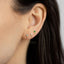 Gemstone Spike Stud, Earring, Minimalist Style, A-SS146 SS261 SS262 SS263 SS264