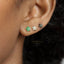 5-Petal Flower Stud, Earring, Minimalist Style, A-SS321 SS322 SS323 SS324 SS325