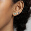 5-Petal Flower Stud, Earring, Minimalist Style, A-SS321 SS322 SS323 SS324 SS325