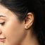 Sapphire Stone Flower Stud, Earring, Minimalist Style, A-SS244 SS246 SS324