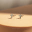 Cross Stud, Earring, Minimalist Style, A-SS015