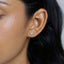 Gemstones Leaf Flower Stud, Earring, Minimalist Style, A-SS136 SS137 SS155 SS239 SS255 SS204
