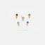 Gemstone Spike Stud, Earring, Minimalist Style, A-SS146 SS261 SS262 SS263 SS264
