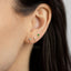 Gemstone Spike Stud, Earring, Minimalist Style, A-SS146 SS261 SS262 SS263 SS264