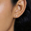 Cross Stud, Earring, Minimalist Style, A-SS015