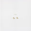 White Stone Cross Stud, Earring, Minimalist Style, A-SS046