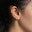 Tapered Hoop, Huggies Earring, Minimalist Style, A-SH316 SH317 SH318 SH319 SH320