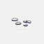 Simple Sapphire Stone Hoop, Huggies Earring, Minimalist Style, A-SH376 SH377 SH378 SH379 SH380