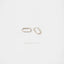 Long Oval Hoop, Huggies Earring, Minimalist Style, A-SH209