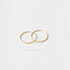 Large Thin Hoop, Huggies Earring, Minimalist Style, A-SH268 SH152 SH269