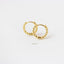 Twisted Wire Hoop, Huggies Earring, Minimalist Style, A-SH034