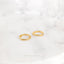 Twisted Wire Hoop, Huggies Earring, Minimalist Style, A-SH396 SH397 SH398 SH399 SH033