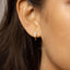 Pentagon Hoop, Huggies Earring, Minimalist Style, A-SH263
