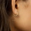 Pentagon Hoop, Huggies Earring, Minimalist Style, A-SH263