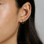 Double Hoop, Huggies Earring, Minimalist Style, A-SH120