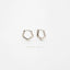 Pentagon Hoop, Huggies Earring, Minimalist Style, A-SH263